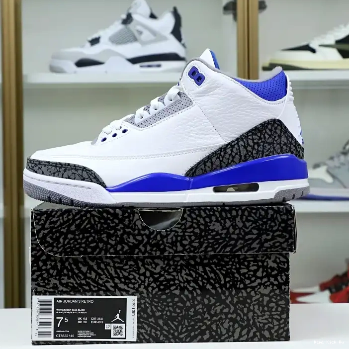3 Kimikick JORDAN BLUE' RETRO 'RACER AIR 0516